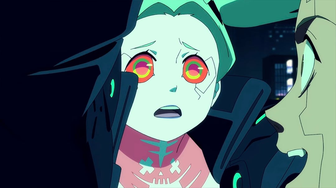 The meme is a screenshot from the anime series "Psycho-Pass" featuring a character named Akane Kanzaki with a shocked expression. The image is captioned "When you realize you're a 30-year-old man living in a basement with a 17-year-old girl who is also a 30-year-old man."